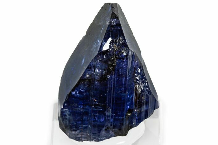 Brilliant Blue-Violet Tanzanite Crystal -Merelani Hills, Tanzania #308338